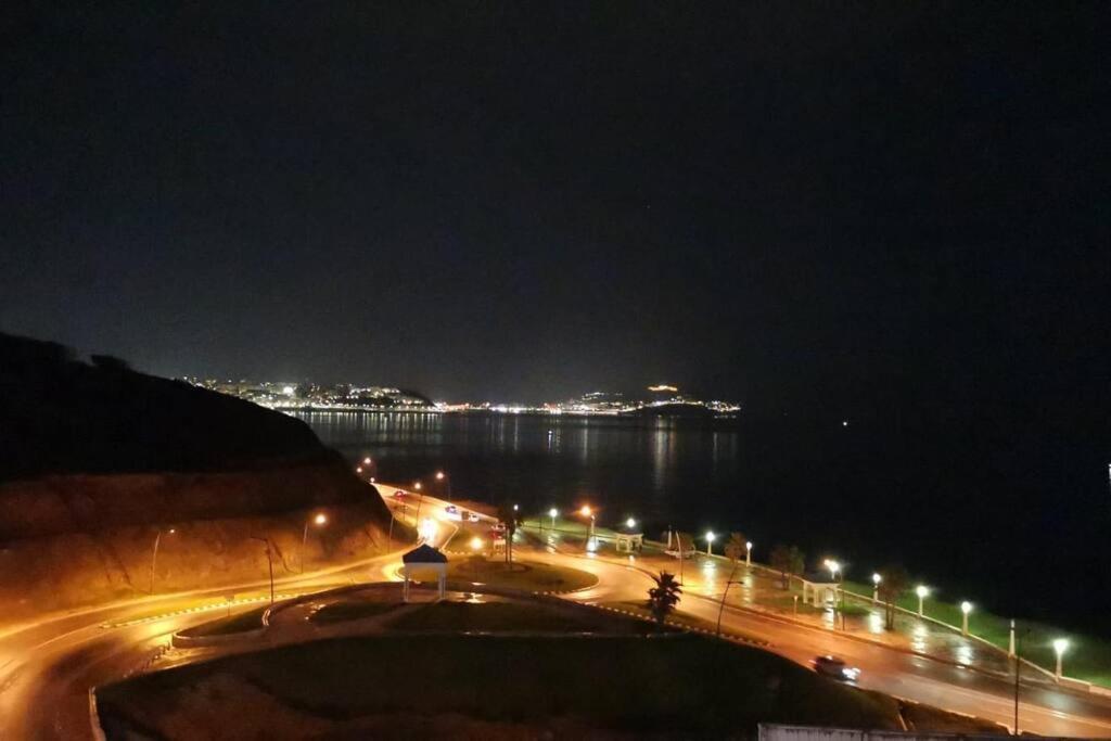 Appartf3 Vue Panoramique Sur Mer Residence Vista Del Mar Fnideq Eksteriør billede