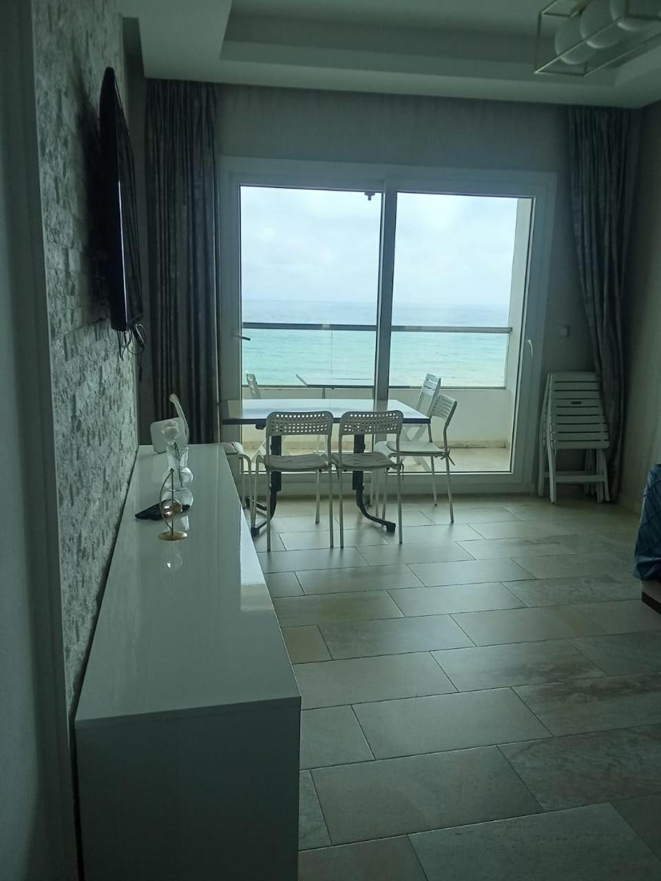 Appartf3 Vue Panoramique Sur Mer Residence Vista Del Mar Fnideq Eksteriør billede