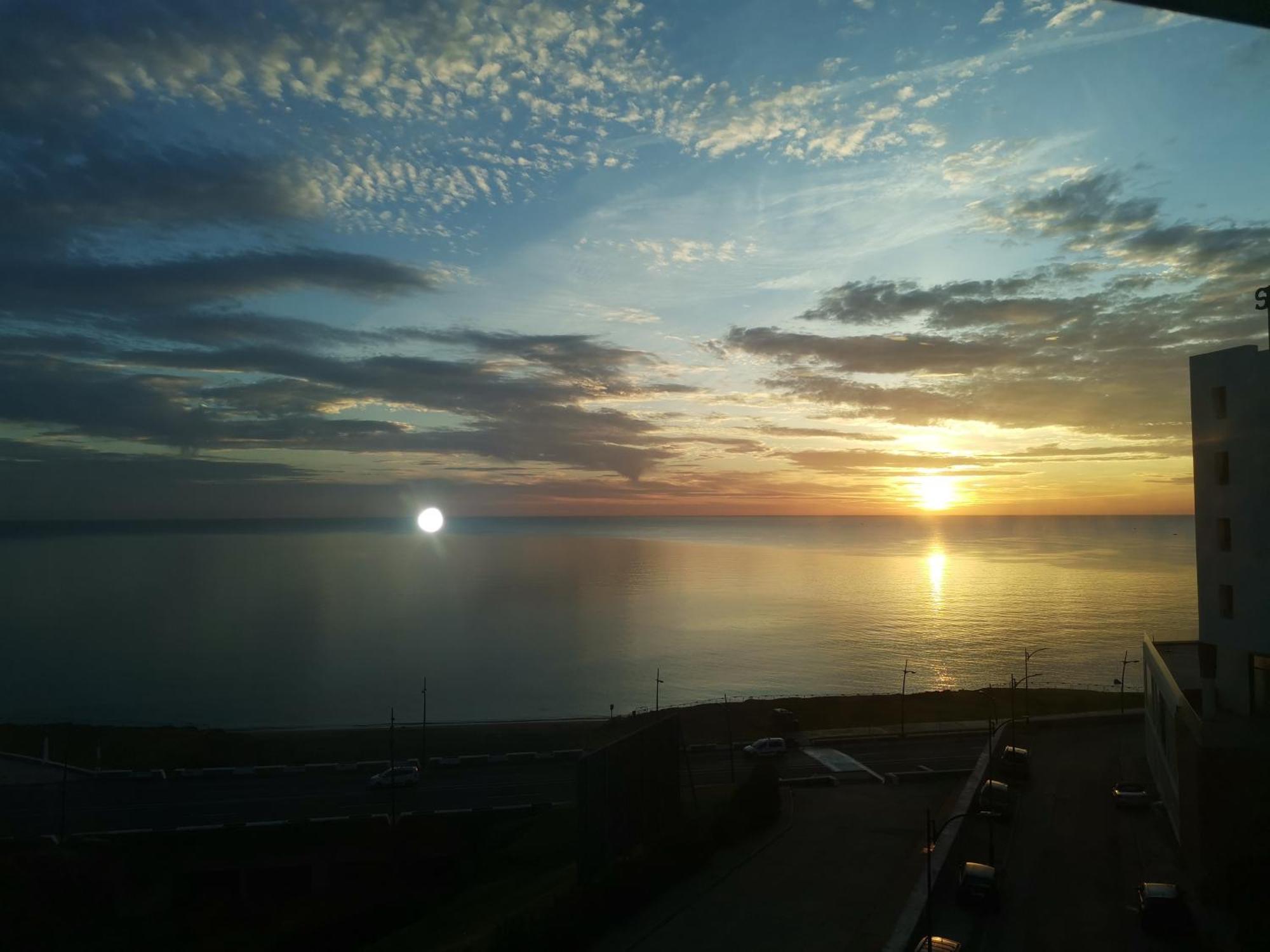 Appartf3 Vue Panoramique Sur Mer Residence Vista Del Mar Fnideq Eksteriør billede